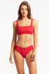 Sea Level Essentials Square Neck Bra Top